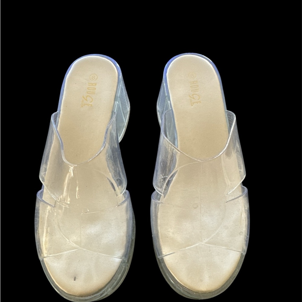 Transparent Women's Slide Sandals
